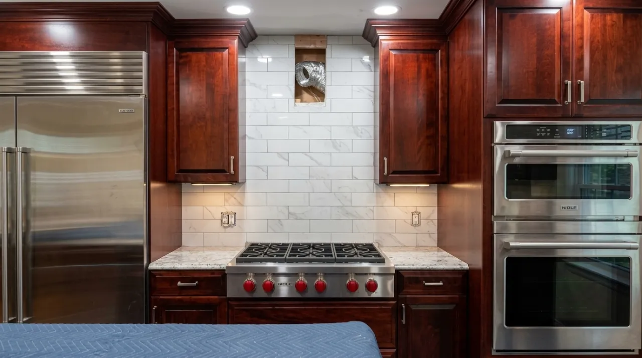 Kitchen remodel in progress in a New Jersey home