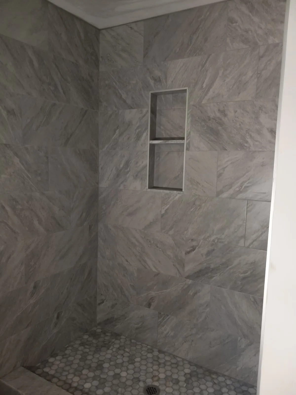 Finished bathroom remodel in a New Jersey home