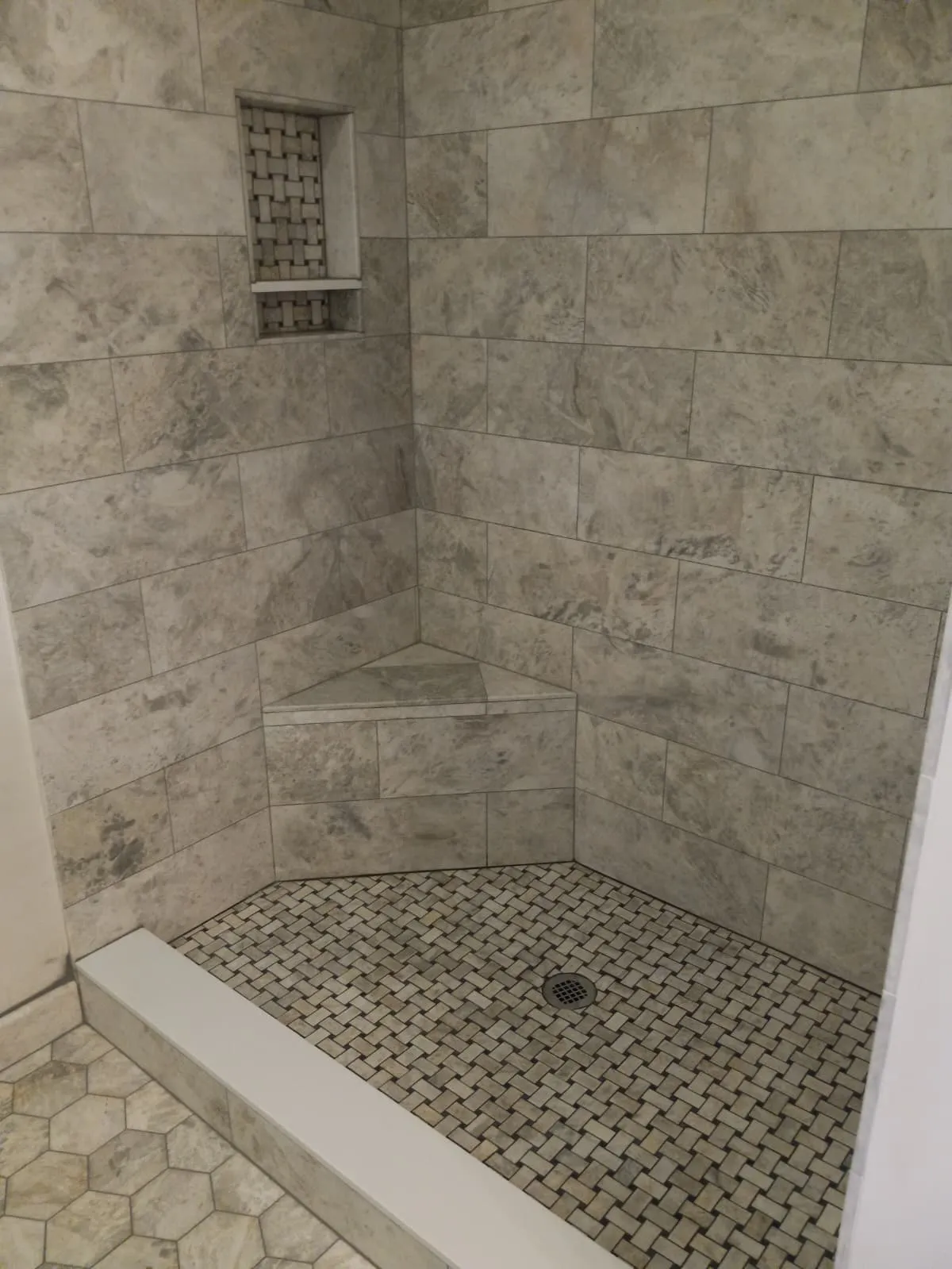 Completed bathroom remodeling project in New Jersey
